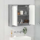  Kupaonski ormar s ogledalom Zidne Siva Sonoma 60 x 20 x 60 cm | shoptok.hr