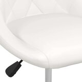  Jedilni stol 2 kosa belo umetno usnje, (20947857) | Shoptok.si