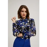 Moodo Patterned shirt with ruffles