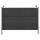  Ograda za kante za smeće Siva 161 x 85 x 115 cm Aluminij i WPC | shoptok.hr