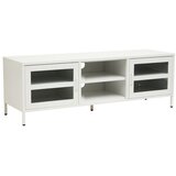 Premier Housewares Bijela željezna TV komoda 150x50x45 cm Acier – Cijene