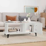  Klubska mizica bela 90x50x40 konstruiran les, (21013896) | Shoptok.si