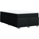  Krevet s oprugama i madracem crni 120 x 200cm od tkanine | shoptok.hr
