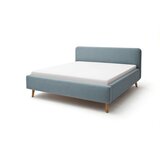 Meise Möbel Plavo-sivi bračni krevet Mattis, 140 x 200 cm | Shoptok.si