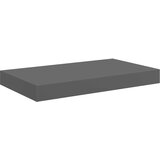  Plutajuće zidne police 2 kom sjajne sive 40 x 23 x 3,8 cm MDF | Eponuda.com