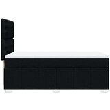 Box spring krevet s madracem crni 80 x 200 cm od tkanine | shoptok.hr