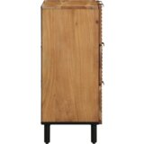 3 kom. sideboard smeđa 60x33x75 cm čvrsto drvo bagrem | shoptok.hr