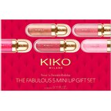 KIKO Milano Twist 'N Twinkle Holiday The Fabulous set sjajila za usne s 3D efektom mini | shoptok.hr