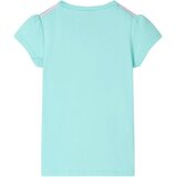  Dječja majica kratkih rukava svijetla boja mente 92 | shoptok.hr