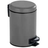 Siv koš za odpadke s pedalom Leman, 3 l