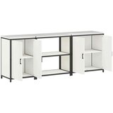  Kuhinjski set za pohranu 3 pcs Bijelo 240 x 50 x 92 cm | shoptok.hr