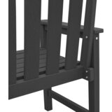 vidaXL Vrtni jedilni stoli 4 kos Črni 65,5x55,5x88 cm HDPE | Shoptok.si