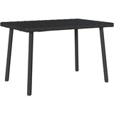 Vrtni stolić za kavu pravokutni crni 60x40x37 cm poliratan | shoptok.hr