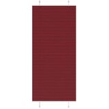 vidaXL Plisirana zavjesa Bordo crvena 85x200 cm Širina tkanine 84 4 cm Poliester - Bordo crvena 85 x 200 cm | shoptok.hr