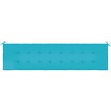  Jastuk za vrtnu klupu tirkizni 200x50x4 cm od tkanine | Eponuda.com