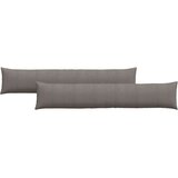 vidaXL jastučići za sofu 2 pcs svijetlo siva 200 x 40 cm | shoptok.hr