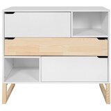 BELLAMY Tatam komoda s 3 ladice, white/pine Cijene