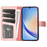INORCO Za Samsung Galaxy A24 4G usnjena denarnica, odporna na udarce, dvobarvna prekrivna torbica za telefon z zložljivim stojalom, (22035975) | Shoptok.si