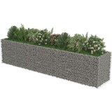  Gabionska sadilica od pocinčanog čelika 450 x 90 x 100 cm | shoptok.hr