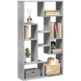 vidaXL Knjižna omara betonsko siva 72x20x120 cm inženirski les Cene