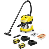 Kärcher Sesalnik za mokro in suho sesanje WD 4-18 S Dual Battery Set V-20/22 - 1 k. Cene