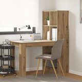 vidaXL miza s polico s shranjevanjem artisan hrast 122 x 67 x 145 cm Cene