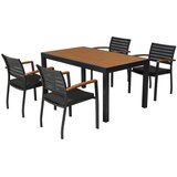 Gardenson VRTNA GARNITURA ASTROS aluminij barve grafita, naravne barve | Shoptok.si