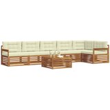  Set vanjskih sofa 7 kom. Prirodna i krem | shoptok.hr