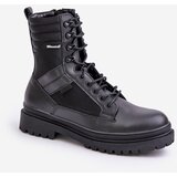 Big Star Leather Trapper Ankle Boots Mens Insulated Big Star Black | Shoptok.si