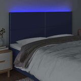  Uzglavlje plavo 200x5x118/128 cm od tkanine | shoptok.hr