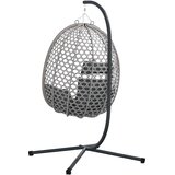  Viseća jaja stolica antracit i siva 104 x 100 x 191 cm | shoptok.hr