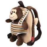 PERLETTI Reverzibilni ruksak Max Monkey s plišanom igračkom 25 cm | shoptok.hr