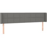 Maison Chic vzglavna omarica - nočna omarica - posteljna omarica z ušesi temno sivo 163x16x78/88 cm blago, (21709189) Cene