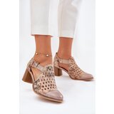 Maciejka Women's Leather Perforated Ankle Boots | Shoptok.si