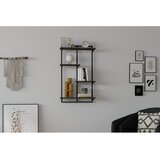 Woody Fashion Zidna polica Dodo Anthracite