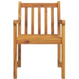  Vrtne stolice 4 kom 56 x 55,5 x 90 cm od masivnog drva bagrema | shoptok.hr