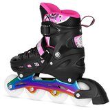 Nils Extreme 4 u 1 role i klizaljke s LED rasvjetom roza veličina M 35–38 | shoptok.hr