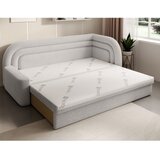 ELTAP Krem sklopiva/s prostorom za odlaganje sofa od bouclé tkanine s desnim kutom 223 cm Fabillo – | shoptok.hr