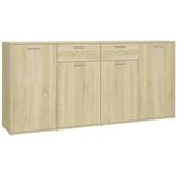  Komoda boja hrasta sonome 160 x 36 x 75 cm konstruirano drvo | shoptok.hr
