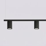 Sollux SL.2712 - Luster na sajli KARBON 4xGU10/10W/230V crna | Eponuda.com