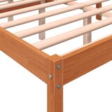  Krevet za starije osobe voštano smeđi 120 x 190 cm od borovine | shoptok.hr