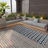Vanjski tepih crni 80 x 250 cm PP Cijene