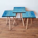 Hanah home 3Shp129 - blue blue nesting table (3 pieces) | ePonuda.com