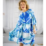 Pri Colorful Butterfly Tunic Dress Tied at the Waist AURORA | shoptok.hr