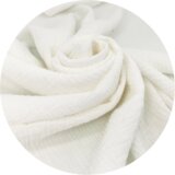 MimiNu Premium Dekica od pamučnog muslina 135x100 cm s ukrasnim volanom Bež | shoptok.hr