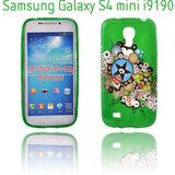  Gumijasti / gel etui Art za Samsung Galaxy S4 mini - Green Circles Cene