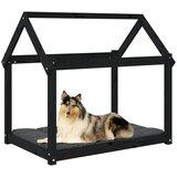 vidaXL Krevet za pse crni 101x70x90 cm od masivne borovine | shoptok.hr