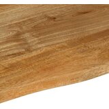 Stolna Mizna plošča z naravnim robom 60x60x3,8 cm trden mangov les, (21412324) | Shoptok.si