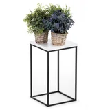 Stalak za cveće BASICLOFT 40x24 bela/crna