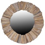  Zidno ogledalo DKD Home Decor Jela Kristal 60 x 4 x 60 cm Bijela Alpino Debla | shoptok.hr